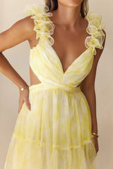 Endless Riviera Maxi Dress Yellow