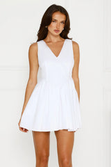 Charming Girl Mini Dress White