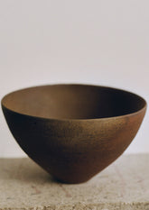 Yuichi Romita Wood Fired Rice Bowl | Ash Brown