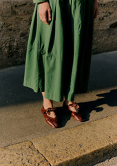 Hereu Llasada Leather Shoes | Chestnut