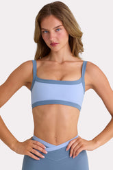 Soft Active Sports Bra in Sky