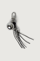 METALLIC SPHERE BAG CHARM