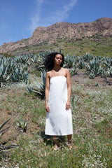 100% LINEN TENT DRESS