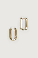 RECTANGULAR HOOP EARRINGS