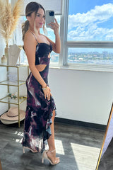 Meghan Cutout midi