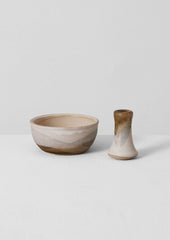 Maria Cabrera Spice Pestle and Mortar | Chalk/Shade Blue