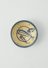 Jennifer Hall Sardine Salad Bowl | Cream/Blue
