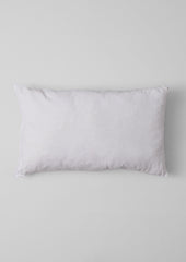 Small Rectangle Wool Cushion Pad | White