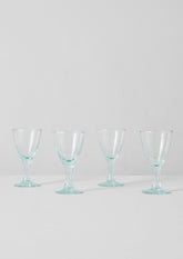 Recycled Bolivian Wine Glasses Set | Clear