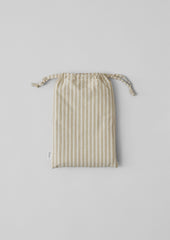 Ticking Stripe Cotton Housewife Pillowcase | Ecru/Straw