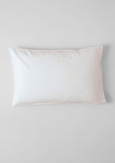 Washed Linen Cotton Housewife Pillowcase Set | Ecru