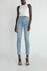 OAK ESSENTIAL SLIM FIT HIGH-RISE JEAN