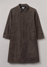 Waxed Cotton Trench Coat | Rye