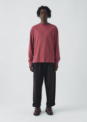 Long Sleeve Crew Neck Tee | Apple Butter
