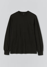 Long Sleeve Crew Neck Tee | Dark Charcoal
