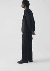 Sketch Check Cotton Wool Jacket | Slate