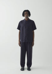 Linen Short Sleeve Shirt | Slate
