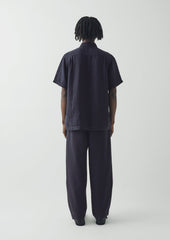Linen Short Sleeve Shirt | Slate