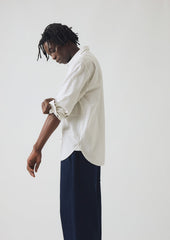 Jacquard Stripe Shirt | Shale Stone