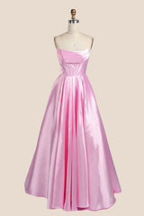 Cowl Neck Red Satin A-line Formal Dress