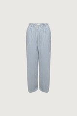 RELAXED FIT PINSTRIPE PANTS