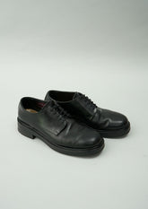 Reworn Sturlini Leather Derby Shoes Size 40 (588) | Black