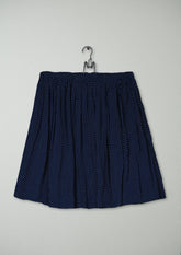 Reworn Micro Dash Skirt Size 8 (319) | Navy