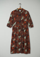 Reworn Crepe Dress Size 4 (1486) | Multi