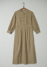 Reworn Bib Front Needlecord Dress Size 6 (1528) | Pebble