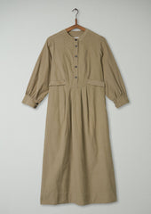 Reworn Bib Front Needlecord Dress Size 6 (1528) | Pebble