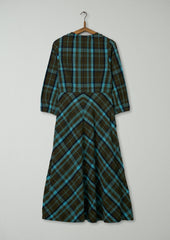 Reworn Check Seersucker Dress Size 04 (1618) | Multi