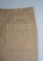 Reworn Organic Cord Culottes Size 14 (1059) | Blonde