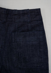 Reworn Indigo Denim Trousers Size 4 (1048) | Indigo