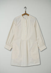 Reworn Cotton Long Shirt Size 6 (934) | Ecru