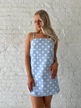 Regina Skyblue Polka Dot Mini Dress