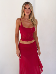 MARIANA SKIRT - RED