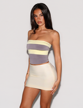 EOS TOP - GREY AND YELLOW