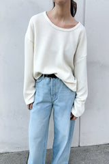 OVERSIZED RIBBED TOP