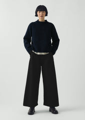 Orla Donegal Wool Sweater | Navy