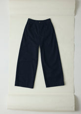 Wide Leg Denim Trousers | Indigo