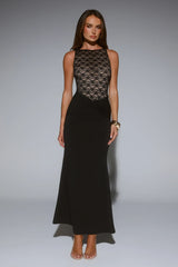 A Love Thing Lace Maxi Dress Black