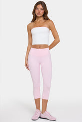 Soft Active Capri Leggings in Sorbet