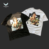 Off - White Caravaggio Boy Tee – White/Black - ESSENTIALS EGYPT