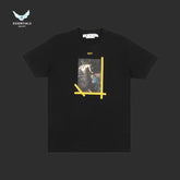 Off - White Caravaggio Print Tee – Black/White - ESSENTIALS EGYPT