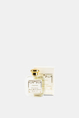 Santa Maria Novella Cinquanta cologne coffret crème et or avec flacon verre bombé bouchon doré femme