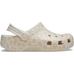 Classic Animal Glitter Clog K - Almond Tint/Leopard