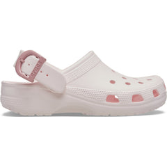 Classic Enamel Buckle Clog - Bubble Ice