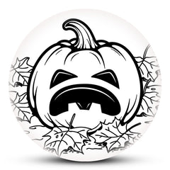 Coloring Book Series DyeMax - Halloween Pumpkin Scowl