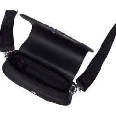 CROSSBODY WITH EVA FRONT FLAP - BLACK