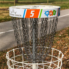Custom Disc Golf Basket Wrap